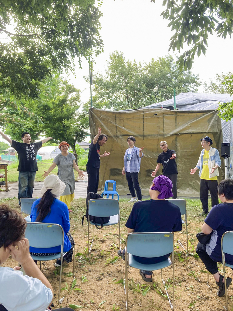 インプロショー（ブルーベリーガーデン黒岩 2025 7/27）photo by 司白身