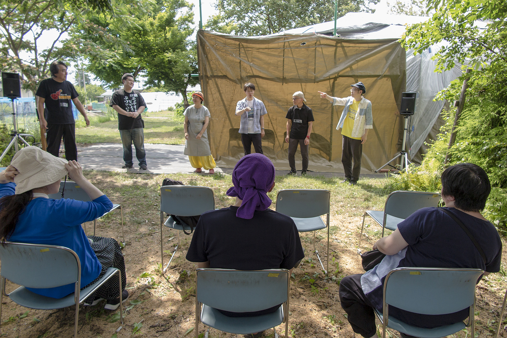 インプロショーとブルーベリー狩り（2025年7月27日／ブルーベリーガーデン黒岩）