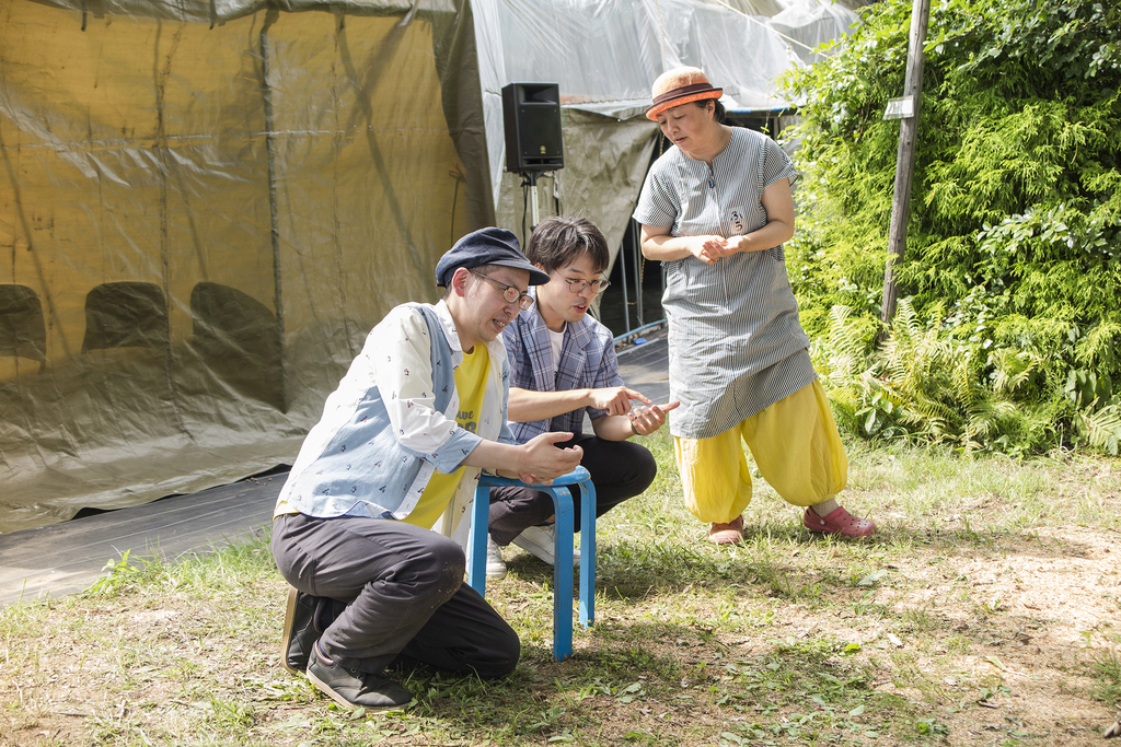 インプロショーとブルーベリー狩り（2025年7月27日／ブルーベリーガーデン黒岩）