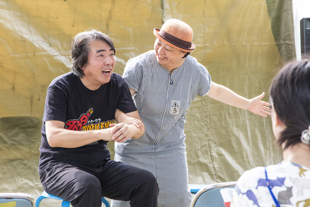 インプロショーとブルーベリー狩り（2025年7月27日／ブルーベリーガーデン黒岩）