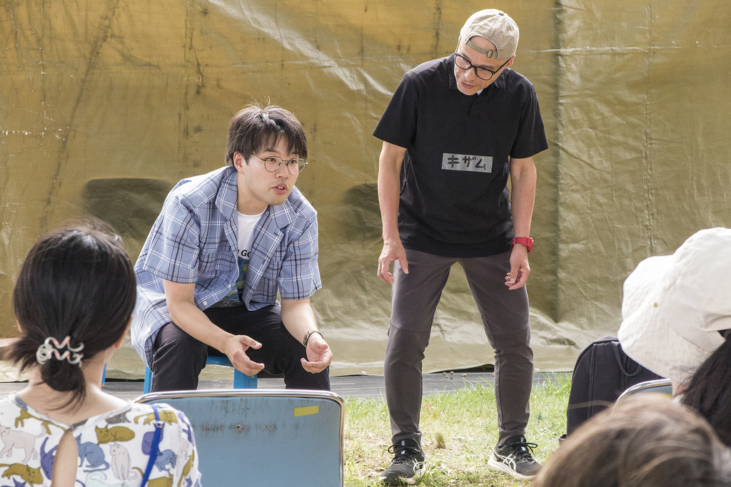 インプロショーとブルーベリー狩り（2025年7月27日／ブルーベリーガーデン黒岩）