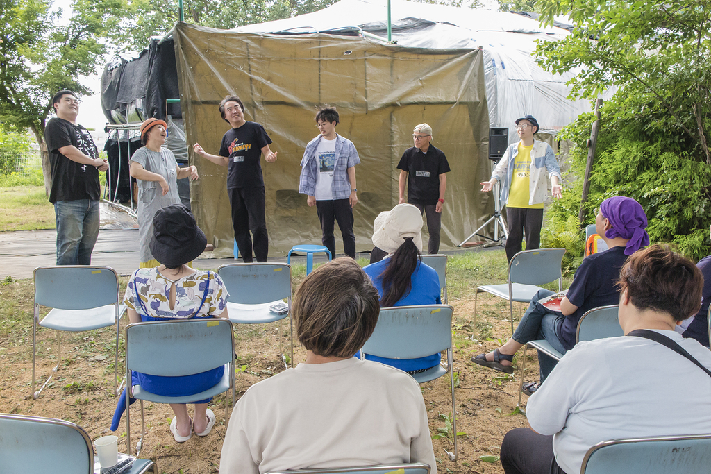 インプロショーとブルーベリー狩り（2025年7月27日／ブルーベリーガーデン黒岩）