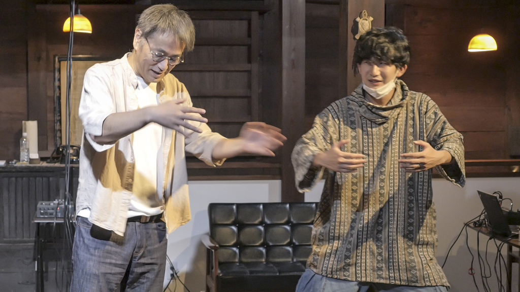 インプロうえだ(2025年10月18日/石森良三商店) イケコジさん と 永峯(永峯克将)さん